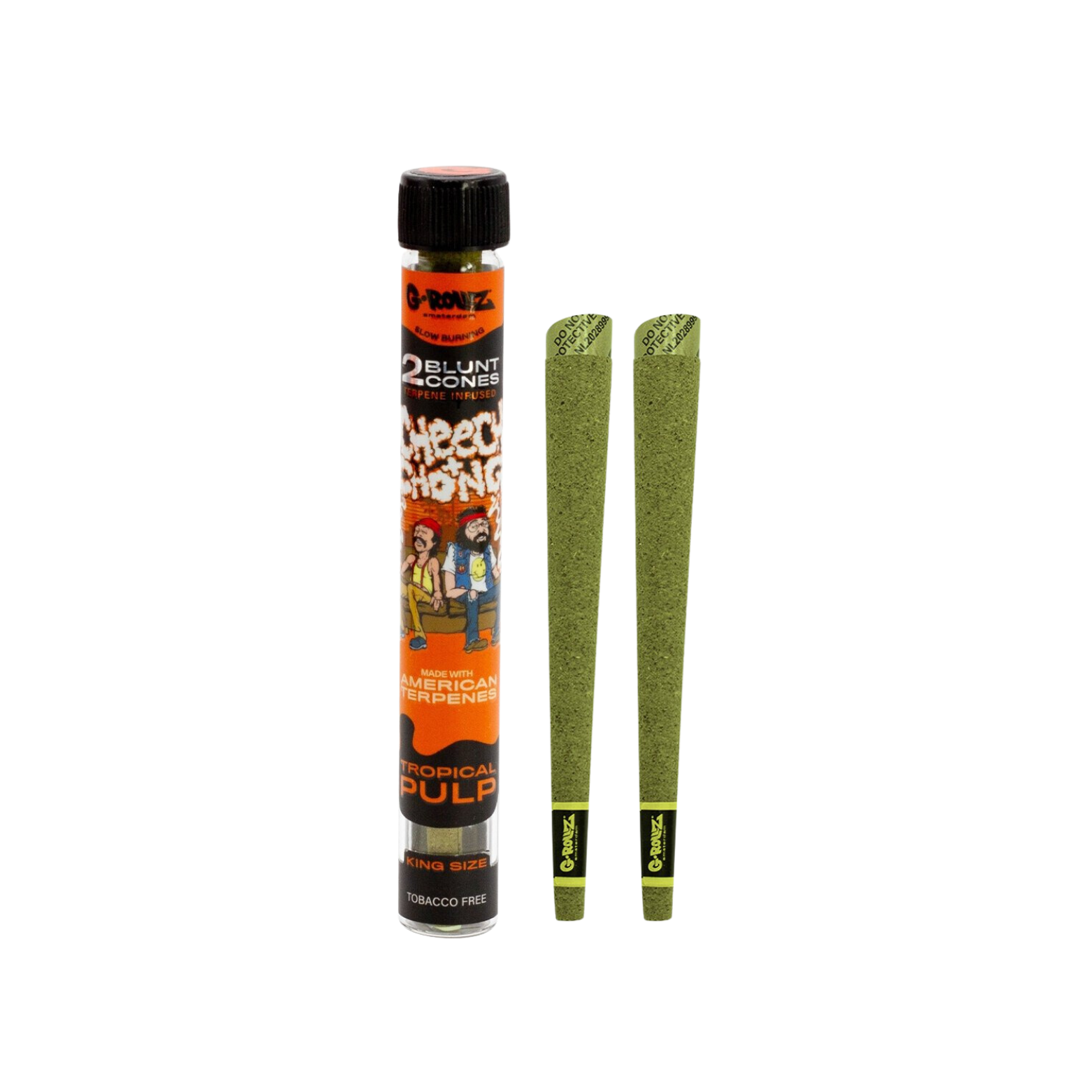 Cônes pré-roulé avec terpènes naturel et tube en verre - La Tisanerie
