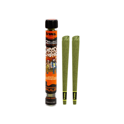 Cônes pré-roulé avec terpènes naturel et tube en verre - La Tisanerie