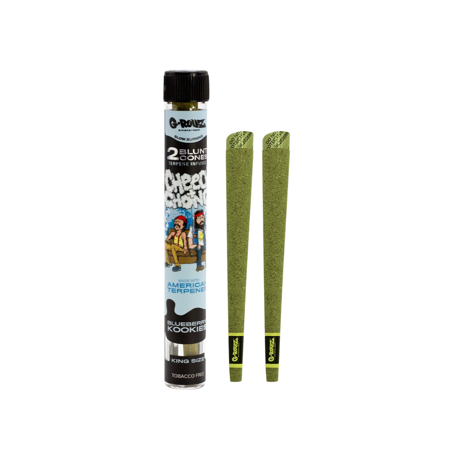 Cônes pré-roulé avec terpènes naturel et tube en verre - La Tisanerie