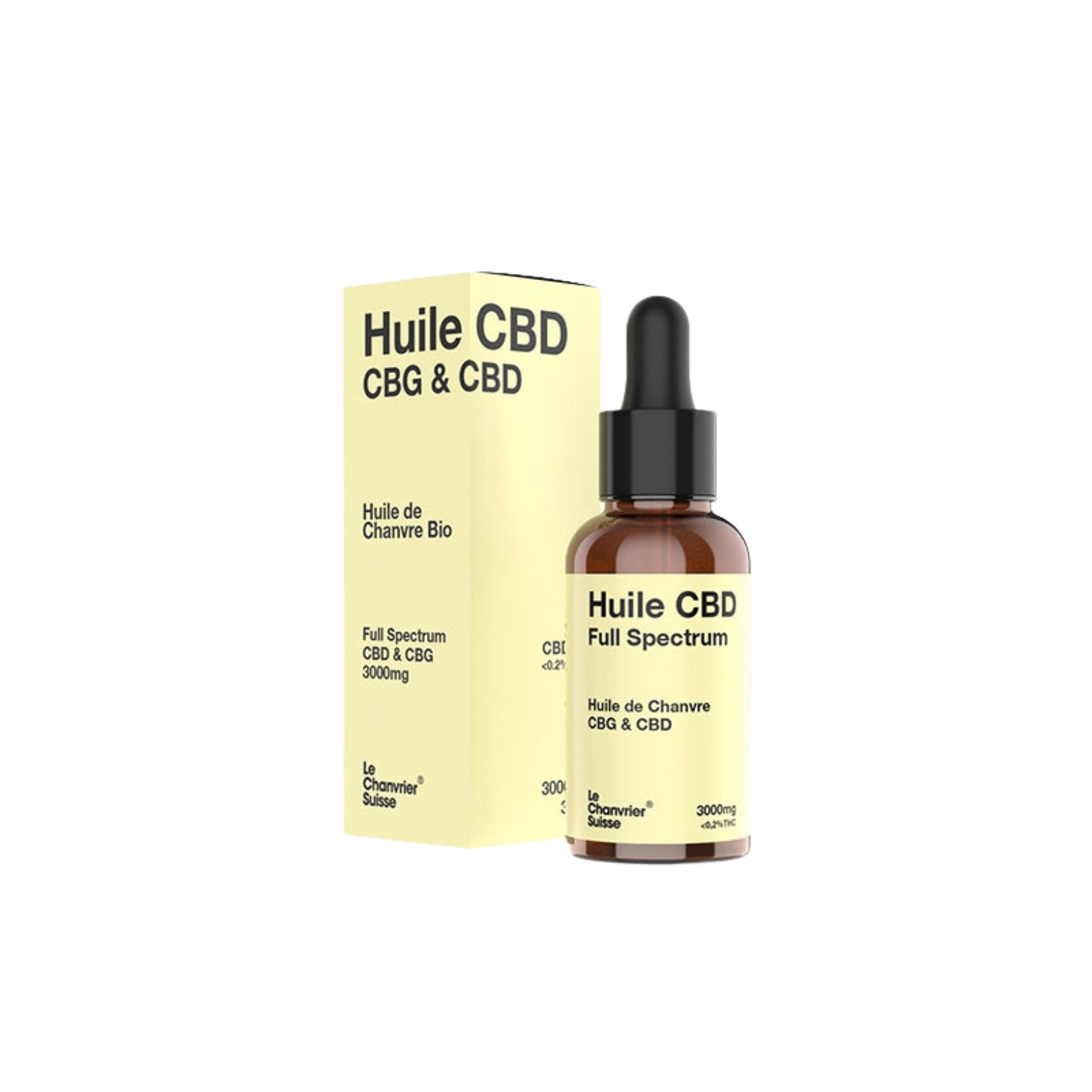 Huile CBG & CBD - 30ML - La Tisanerie