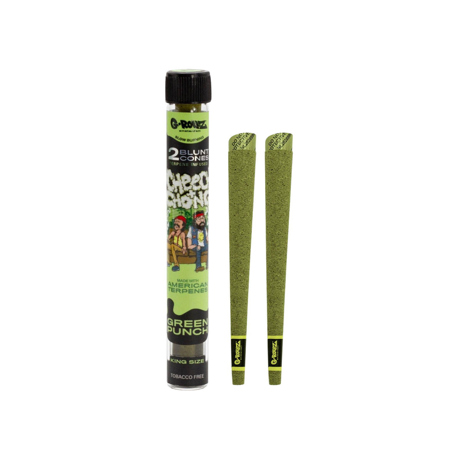 Cônes pré-roulé avec terpènes naturel et tube en verre - La Tisanerie