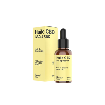 Huile CBG & CBD - 30ML - La Tisanerie