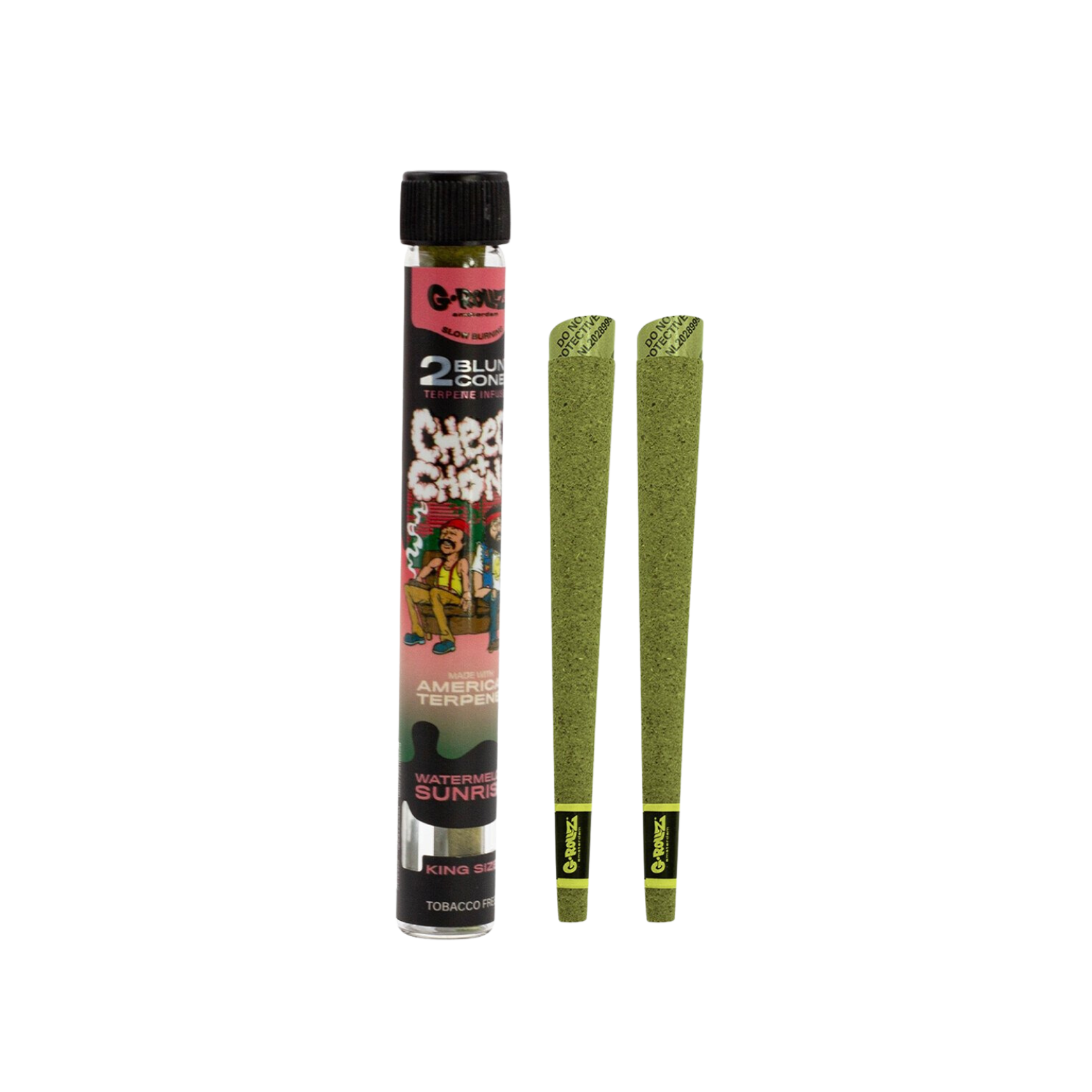 Cônes pré-roulé avec terpènes naturel et tube en verre - La Tisanerie