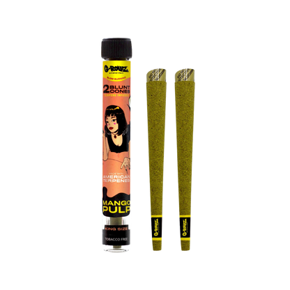 Cônes pré-roulé avec terpènes naturel et tube en verre - La Tisanerie