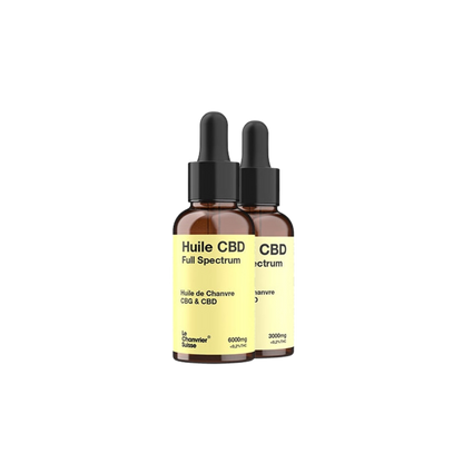 Huile CBG & CBD - 30ML - La Tisanerie