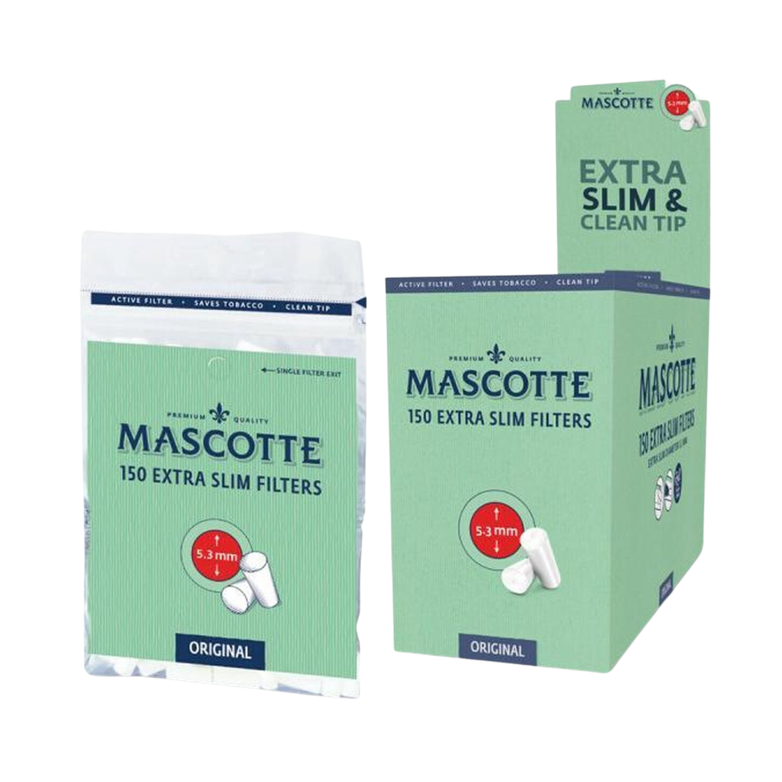 Sachet de 150 filtres 5,3MM - La Tisanerie